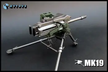 1:6 Scala de armă Mk19 Lansator de Grenade model de Plastic Figura Accesoriu pentru 12