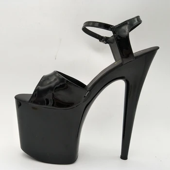 LAIJIANJINXIA Nou Sexy 20 CM Sandale cu Toc Înalt Club de noapte Show-10CM Platforma de Dans Pol Pantofi Model de pantofi cu Toc Pantofi pentru Femei
