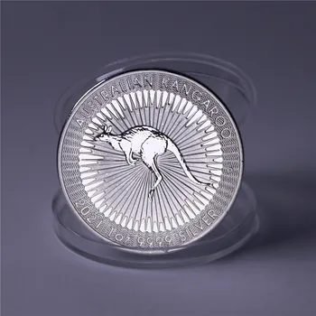1 Oz 2021 Australia Cangur Monede De Argint.Rafinat Reproduceri Decoratiuni Artizanat Cadouri Insigna Nu Magnetică