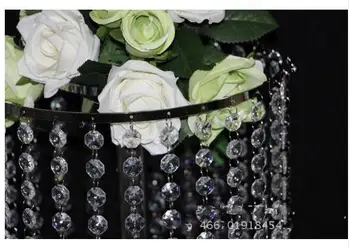 10BUC/lot acrilice nunta de cristal piesa centrala 23.5 inch inaltime suport pentru flori decor Masa nunta alimentare cu decoratiuni de Nunta Hotel