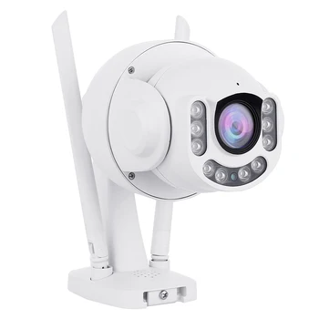2.5 Inch 3G 4G SIM Mini Wireless PTZ 1080P 2MP 4X Zoom 4mm Obiectiv Fix CCTV de Exterior rezistent la apa Camera IP de Securitate