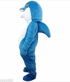 2019 Delfin Animale Mascota Costum Cosplay Halloween Fancy Rochie Dimensiune Adult Costum De Îmbrăcăminte Personaj De Desene Animate De Ziua Haine Cadou