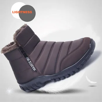 2021 cizme de iarna pentru bărbați impermeabile barbati pantofi Casual plat Pantofi de Iarna Glezna Cizme pentru Femei plus Dimensiune Pereche de pantofi