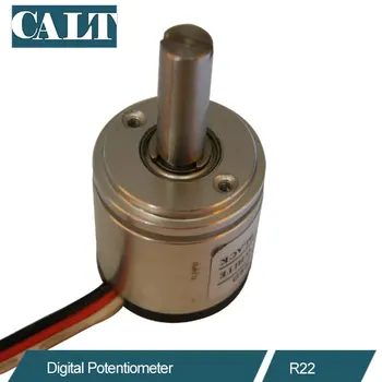 CALT R22 Contactless digitalizate potențiometru 22mm exterior 6mm ax 360 de grade ieșire analogică unghi de măsurare senzor