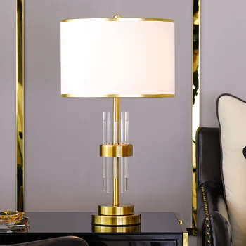 Cristal de Masă Lămpi pentru camere de Interior Decor de Masă Lumini de Iluminat Noptiera Studiu Hotel Living Lampă de Birou de Lux WF