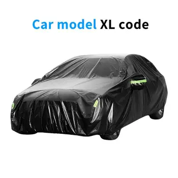 Huse auto Pentru Automobile Impermeabil Toate Vreme Protectie UV Auto Acoperă Cu Benzi Reflectorizante Multi-dimensiuni Complet Exterior Cov