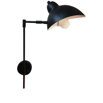 Loft epocă de fier Lampă de Perete Designer de Personalitate Coridor Leagăn Rotativ Lampă de Perete