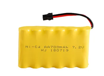 MasterFire 10pack/lot Ni-cd 7.2 V 700mAh Baterie AA Baterii Reîncărcabile Pachet cu Negru SM 2P Plug pentru Control de la Distanță RC Masina