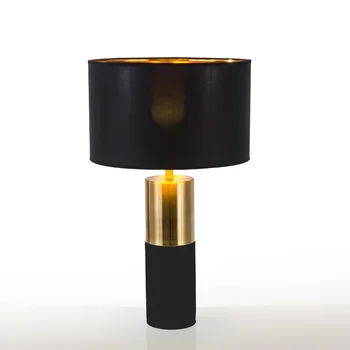 Modern Lampă de Masă de Marmură LED Negru E27 Birou Lumini Decorative Acasă Pentru Hol Living Dormitor Birou