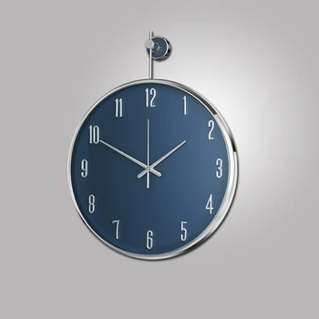 Moderne De Lux Ceas De Perete Metal Ceas Mare De Aur Ceasuri De Perete Decor Acasă Tăcut Mecanism De Ceas De Camera De Zi De Decorare Idei De Cadouri