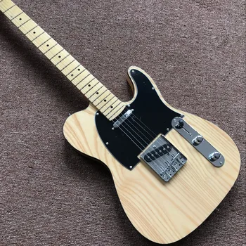 Noul standard Personalizate Chitara Electrica Maple fingerboard din lemn Natural de culoare gitaar Manual 6 intepaturi guitarra