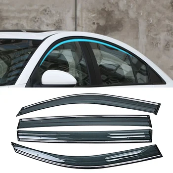 Pentru CHEVROLET Cruze Sedan J300 2008-2016 Geamul Mașinii Soare Ploaie Umbra Viziere Scut Adăpost Protector Capac Ornamental Cadru Autocolant