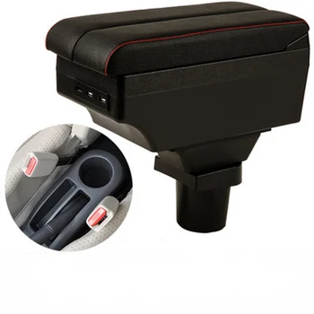 Pentru Toyota Yaris Vitz accent cotiera cutie centrală a Stoca conținut cutie de Depozitare cu interfata USB produse