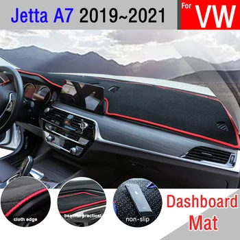 Pentru Volkswagen VW Jetta 7 A7 MK7 2019 2020 2021 Anti-Alunecare Mat tabloul de Bord Pad Acoperire Parasolar Dashmat Proteja Dash Accesorii Auto