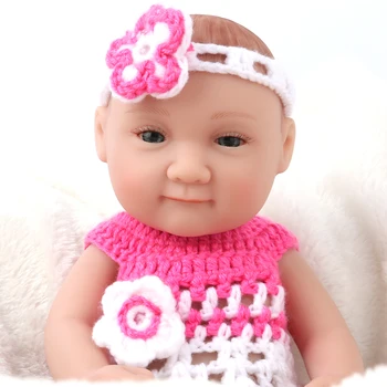 Realist Renăscut Papusa 28cm Realiste silicon vinil piele bebes renăscut copilul păpuși pentru copii de Craciun cadouri surpriza fete jucăria de baie