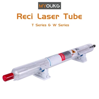 Reci W2/T2 90W-100W CO2 Laser Tub Cutie de Lemn Ambalare Dia. 80mm/65mm CO2 Gravare cu Laser Masina de debitat S2, Z2