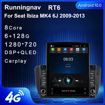 Runningnav Pentru Seat Ibiza MK4 6J 2009 2010-2013 Tesla Tip Android Radio Auto Multimedia Player Video de Navigare GPS
