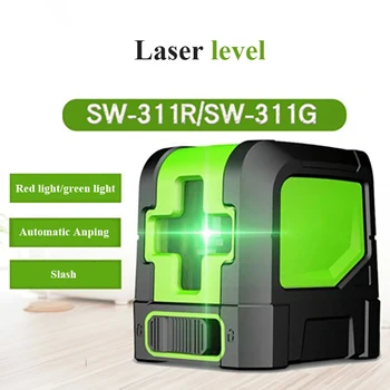 SW-311G 2 Linii Laser de Nivel Vertical Linii Încrucișate Super Puternic Laser 3D la Nivel de Nivelare cu Laser Verde la Nivel de Instrumente de Măsurare