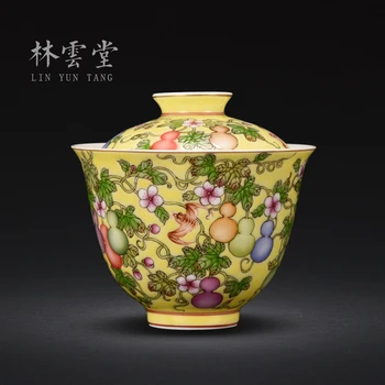Să fu lu shou strachină Lin Yuntang bolul este mică strachină jingdezhen înaltă calitate cesti de ceai LYT8061
