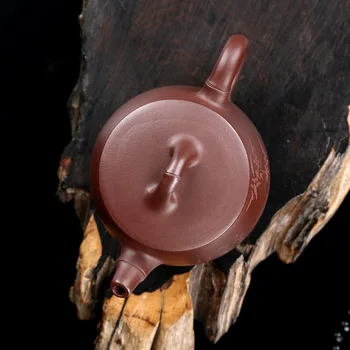 Yixing Nisip Violet Ceainic Manual Înalt De Piatră Scoop Interior Perete De Etanșare Litere De Mână-Pictat-Set De Ceai Cadou De Personalizare